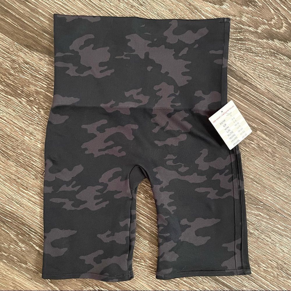 Spanx camo seamless shorts